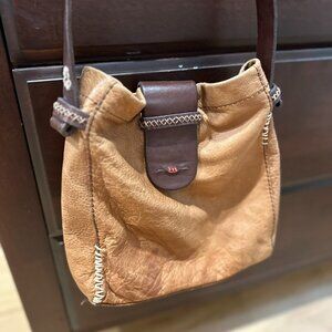 Lucky Brand Brown Leather Crossbody Purse